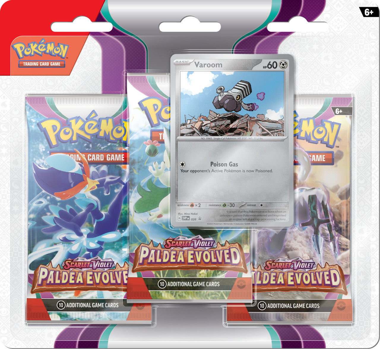 Paldea Evolved triple blister